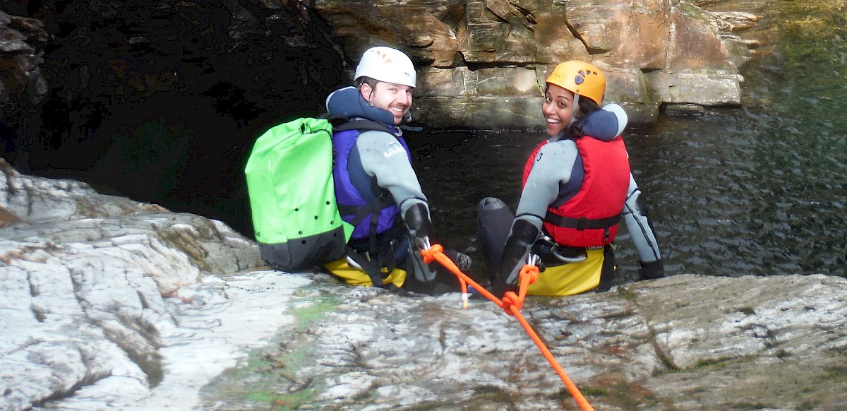 Gorge Walking Snowdonia North Wales