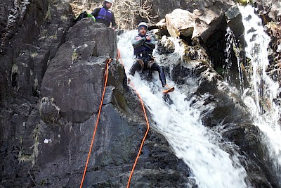 Extreme Canyoning Snowdonia North Wales